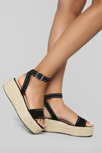 Load image into Gallery viewer, It's All Yours Flat Sandal - Black