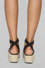 Load image into Gallery viewer, It's All Yours Flat Sandal - Black