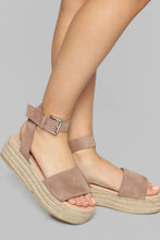 Load image into Gallery viewer, Foxy Flat Sandal - Taupe