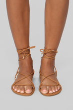 Load image into Gallery viewer, Keep It Moving Flat Sandals - Tan