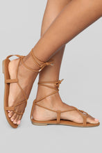 Load image into Gallery viewer, Keep It Moving Flat Sandals - Tan