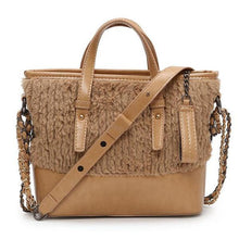 Load image into Gallery viewer, Stylish Casual Leather Woolen Plain One Shoulder Hand Bag