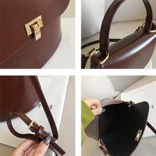 Load image into Gallery viewer, Simplicity retro generous PU shoulder bag bucket handbag