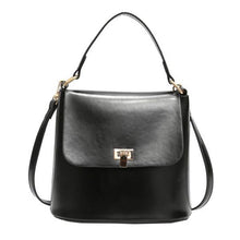 Load image into Gallery viewer, Simplicity retro generous PU shoulder bag bucket handbag