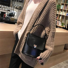 Load image into Gallery viewer, Simplicity retro generous PU shoulder bag bucket handbag