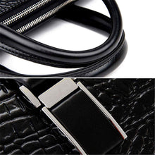 Load image into Gallery viewer, Men Business Alligator Faux Leather Handbags Crossbody Bags Laptop Bag Briefcase