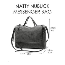Load image into Gallery viewer, Natty Nubuck Messenger Bag