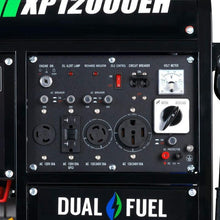 Load image into Gallery viewer, Just Nedd $175 &amp; Free Shipping | 12,000 Max 9,500 Running Watts Dual Fuel Electric Start Portable Generator