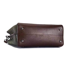 Load image into Gallery viewer, Embossed Genuine Leather Top Handle Handbag