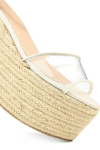 Load image into Gallery viewer, White Perspex Strap Wedges