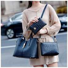 Load image into Gallery viewer, Luxury 3PC Women Rivet Handbags