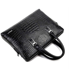 Load image into Gallery viewer, Men Business Alligator Faux Leather Handbags Crossbody Bags Laptop Bag Briefcase