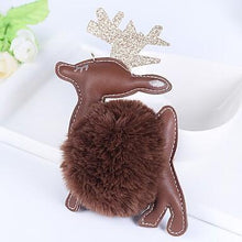 Load image into Gallery viewer, Velvet Bag Charm Women's Daily Dark Coffee