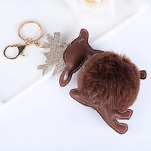 Load image into Gallery viewer, Velvet Bag Charm Women's Daily Dark Coffee