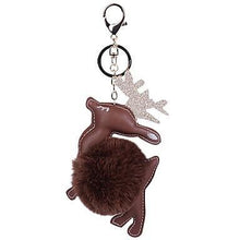 Load image into Gallery viewer, Velvet Bag Charm Women's Daily Dark Coffee